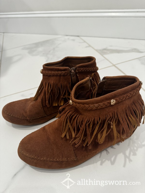 Brown Moccasin Boots