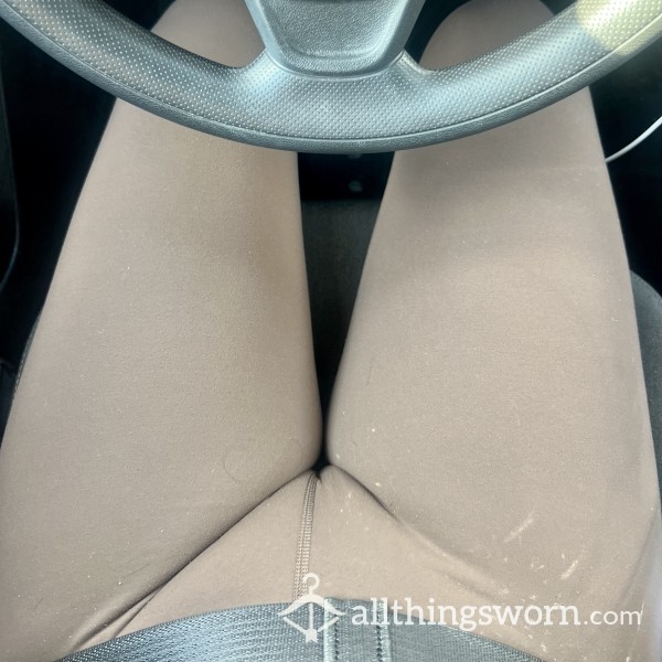 Brown Yoga Pants | Size Medium