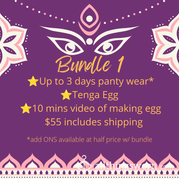 Bundle 1 Panty,Egg,and Video 🥵