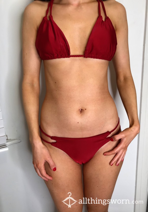 Burgundy Bikini