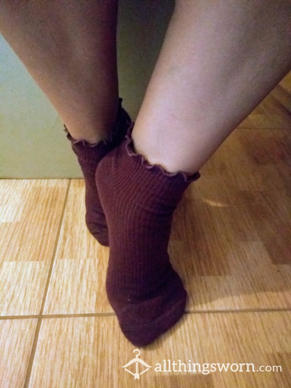 Burgundy Smelly Socks 👣💕