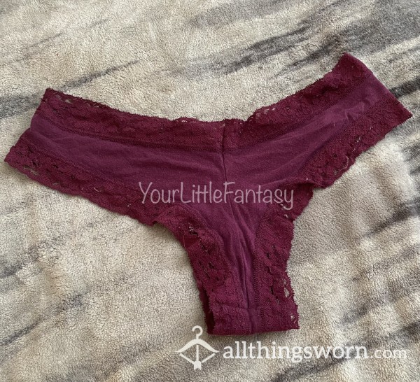 Burgundy Victoria’s Secret Panties