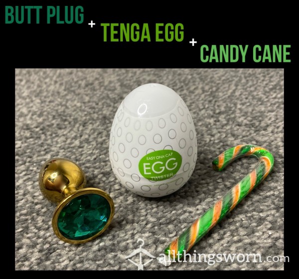 Butt Plug + Tenga Egg Bundle💚