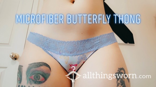 Butterfly Microfiber Thong - 24 Hour Wear