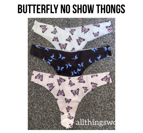 Butterfly No Show Thongs🦋