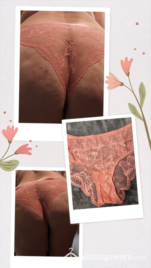 Butterfly Pink Lace Panties