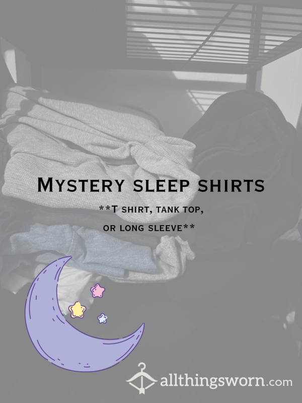 Mystery Sleep Shirts Coated In Armpit Sweat