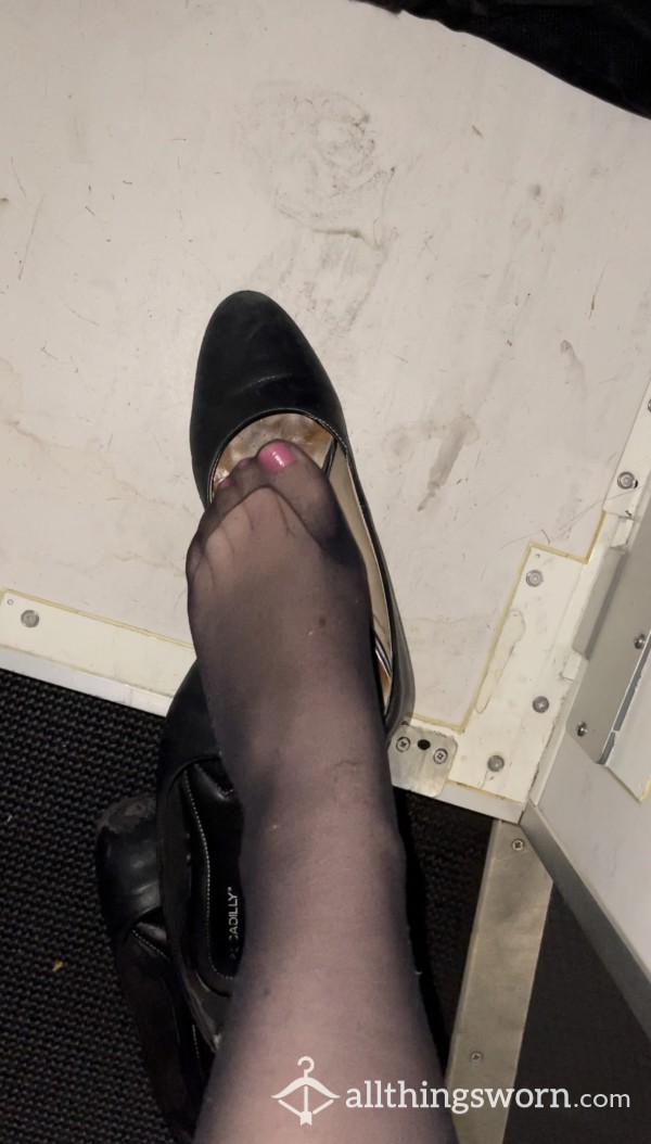 Cabin Crew Shoe Swapping Onboard