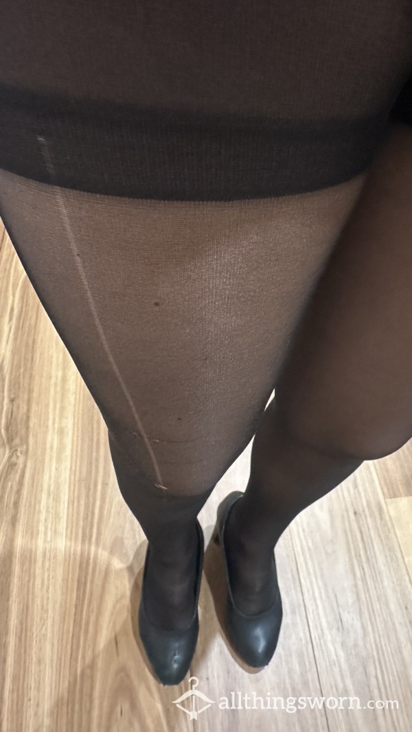 Cabin Crew Sweaty Smelly Holey Sheer Stockings