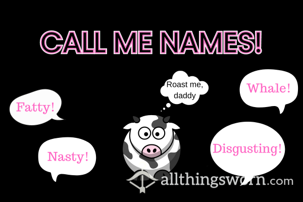 Call Me Names! Hate Fatties? Come And Roast Me 😘
