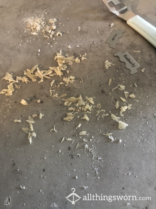 Calluses And Foot Shavings + Tools Used
