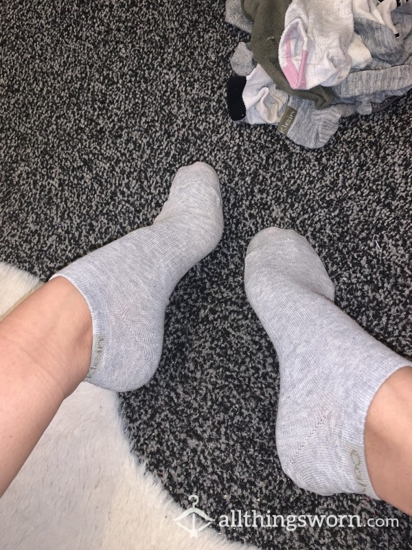 Grey Calvin Klein Ankle Socks