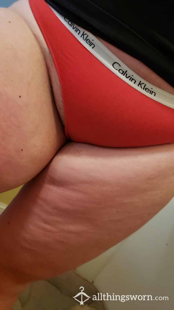 Sexy, Loved, Calvin Klein Red Thong
