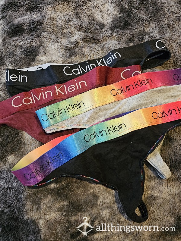 Calvin Klein Thongs Size Large
