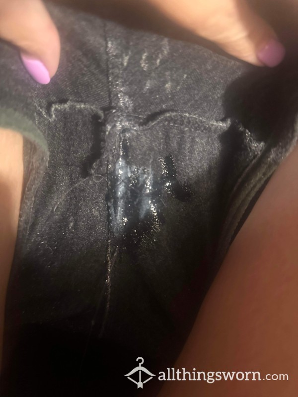 Camo Shorts Covered In My Cum