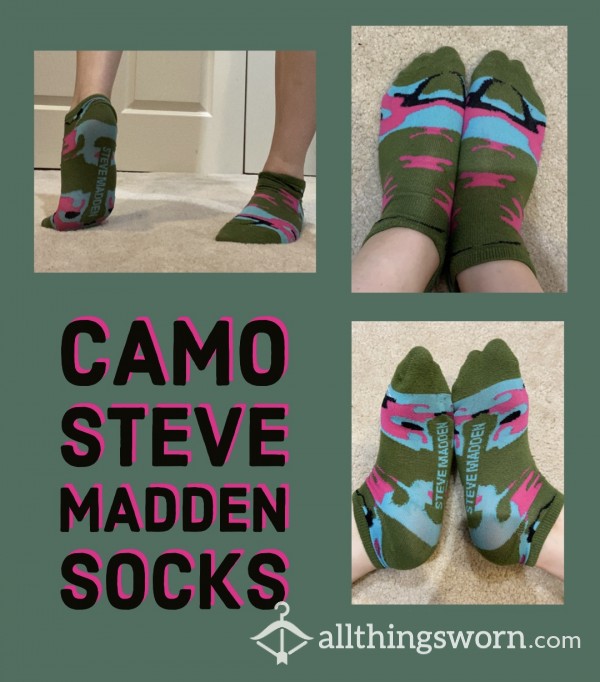 Camo Steve Madden Socks