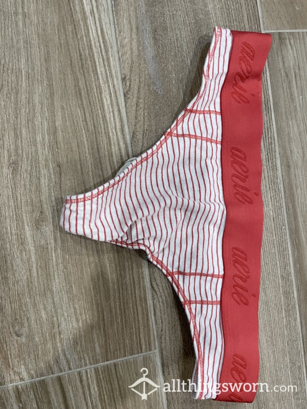 Candy Cane Strips Thong