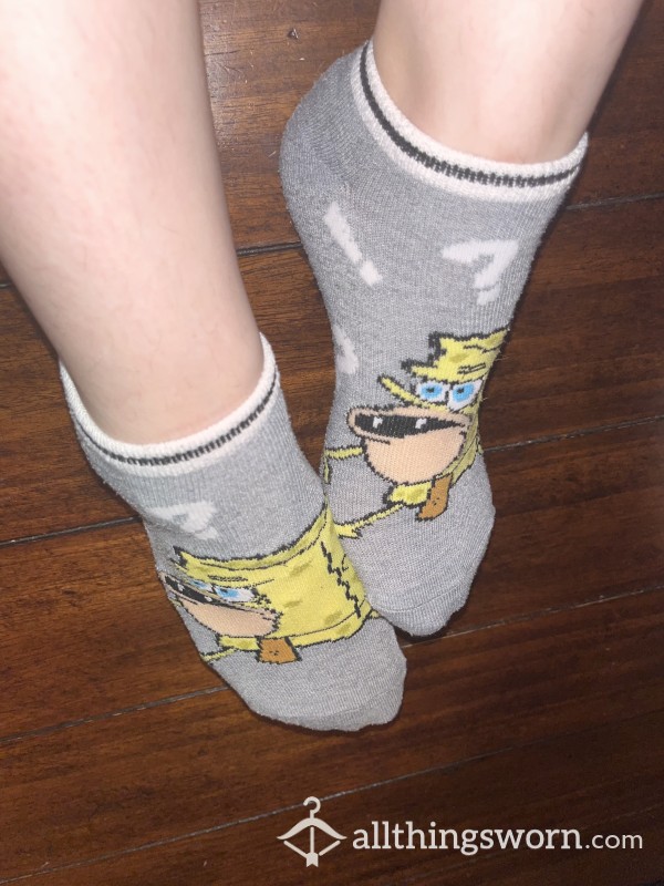 Caveman SpongeBob Squarepants Socks