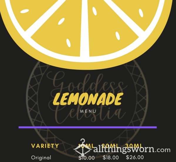 Lemonade Vial