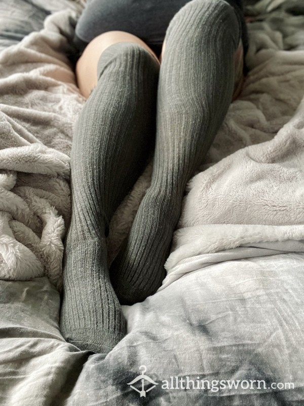 Charcoal Knee Highs