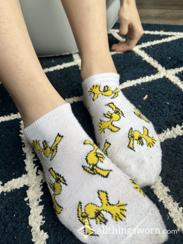 Charlie Brown Bird Socks