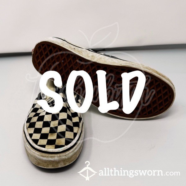 Checkered Slip-On Classic Vans | US Size 7