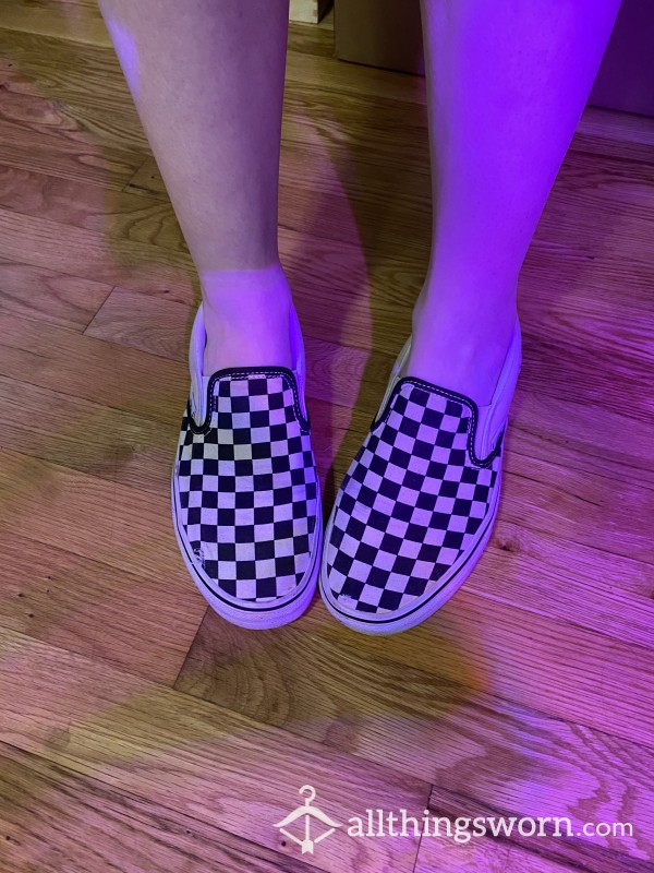 Checkered Slip-on Vans