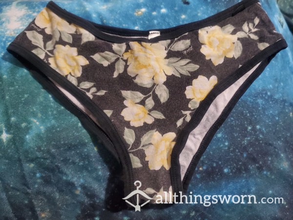 Cheeky Black And Yellow Floral