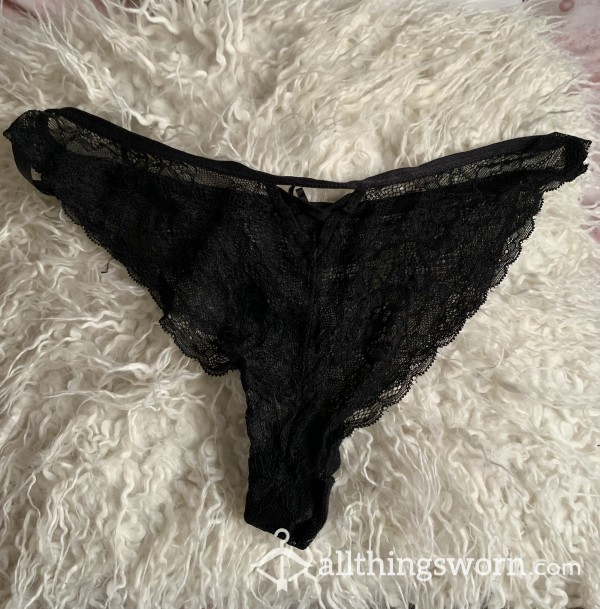 Cheeky Black Lacy Panties 🖤