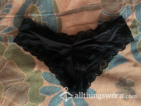 Cheeky Black Victoria’s Secret Panties