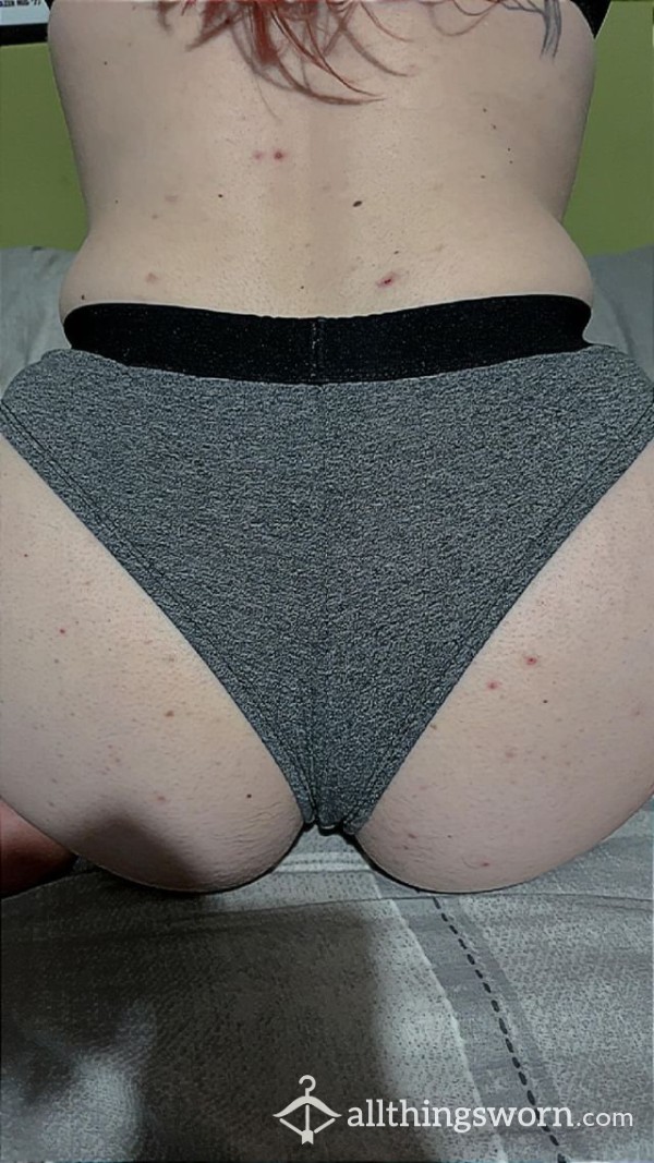 Cheeky Hipster Underwear With Holes And Discharge Stains