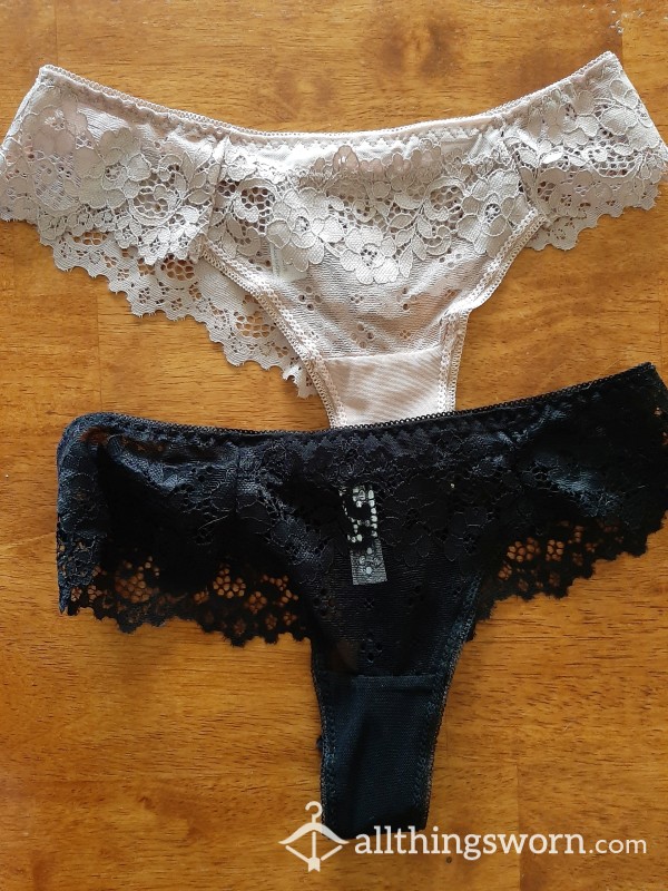 Cheeky Lace Panties With Cotton Liner ** SOLD** 10/20/23 OTHER COLORS ARE STILL AVALIABLE!