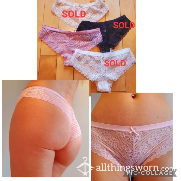 Cheeky Lace Panties, 4 Colors Available, Pick Your Favorite😘