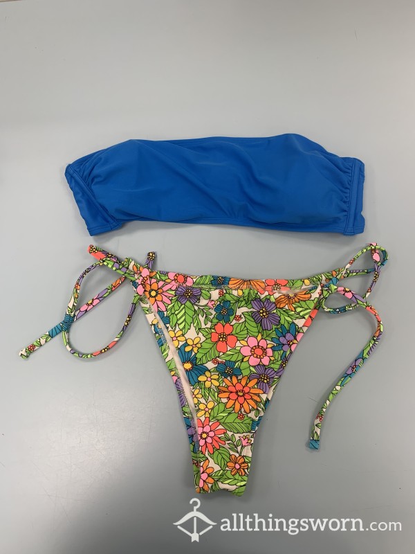 Cheeky String-tie Bikini Set