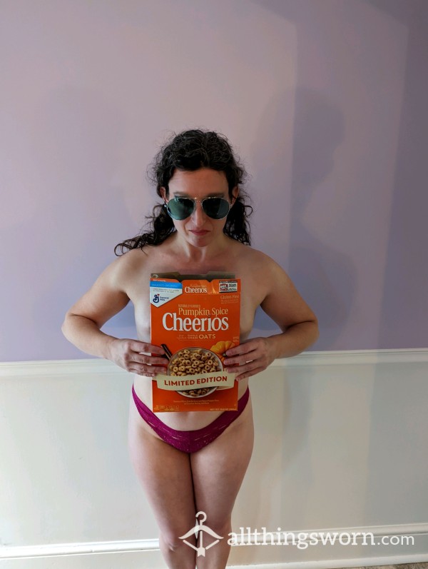 Cheerios - Nudes And Topless Pics With A Box Of Cheerios