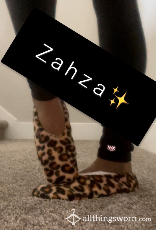 Cheetah Girl Slippers