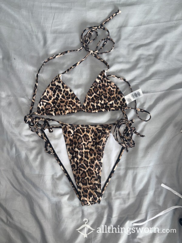 Cheetah Print Bikini Set