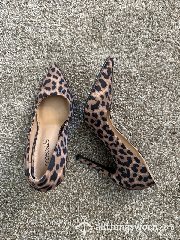 Cheetah Print Heels