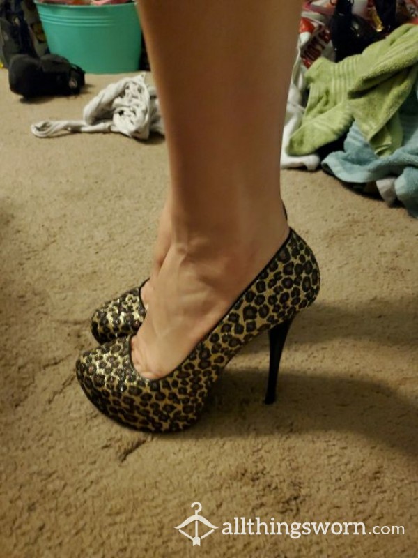 Cheetah Print High Heels