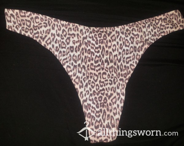 Cheetah Vitoria Secret Thong (2 Day Wear)