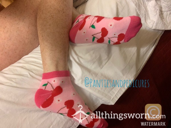 Cherry 🍒 Pink Socks