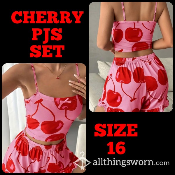 Cherry 🍒 Pjs Set, Size 16