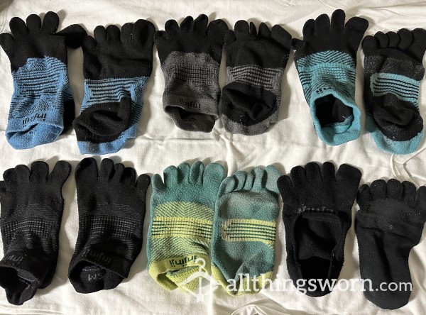 Choose From A Selection Of Toe Sock Pairs