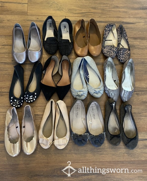 SALE!!! Choose Your Own Worn Flats!