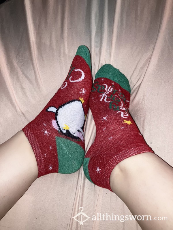 Christmas Penguin Socks!