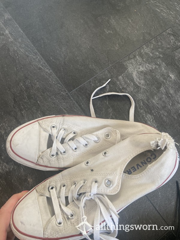 Classic White Converse From Classy Girl !