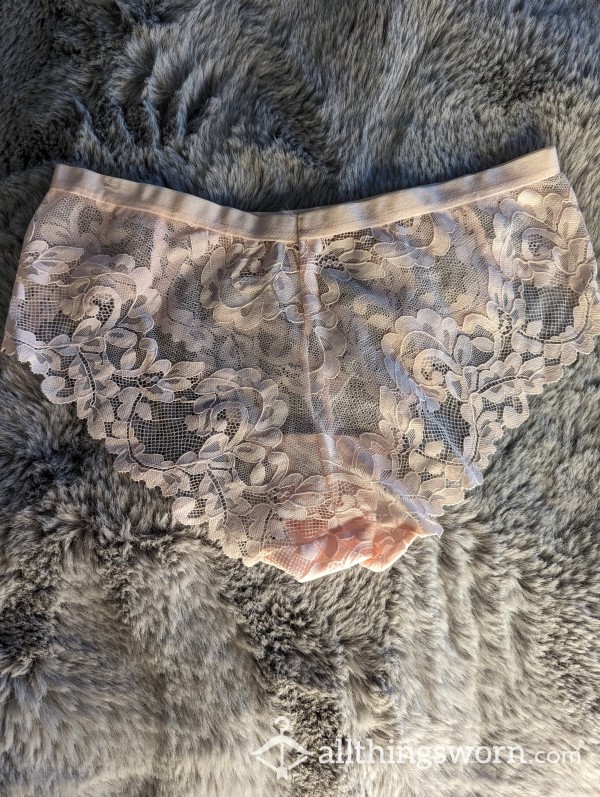 *Clean-out Discount* Light Pink Lace Cheeksters