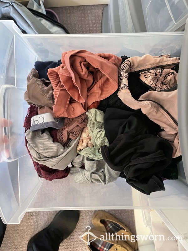 Closet Cleanout: Panties In Bulk😋