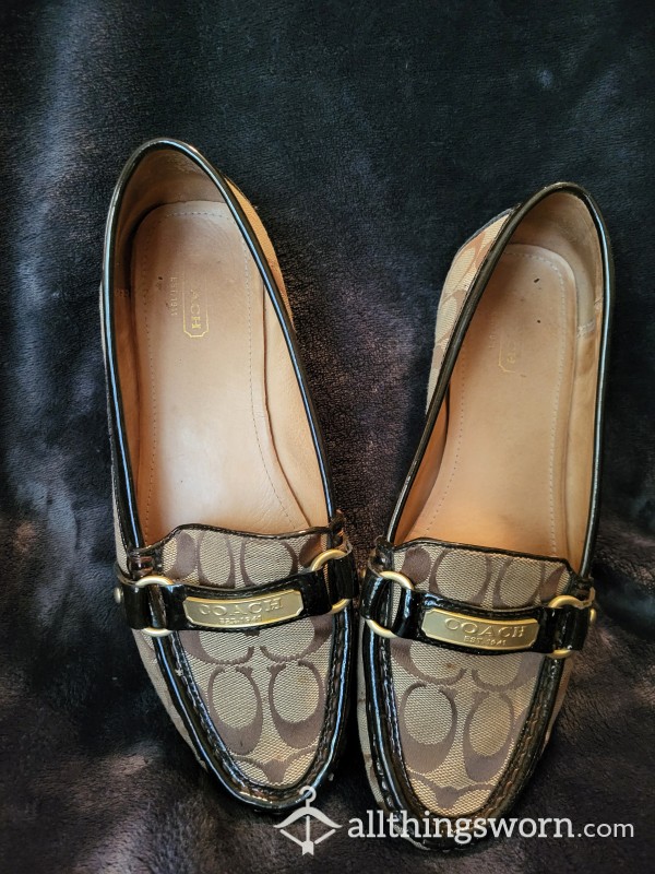Coach Loafers - Super Cute & Dirty & Worn - Size 9