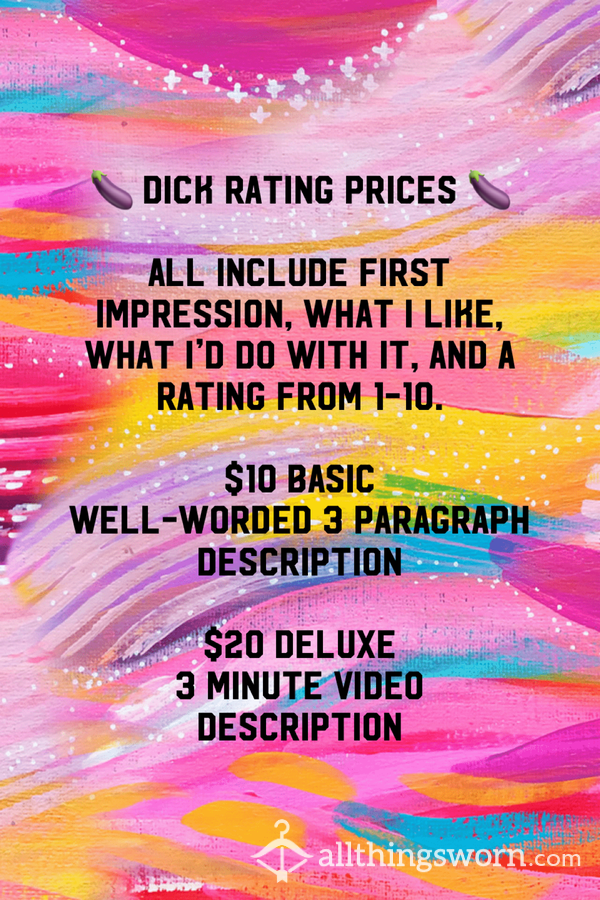 Cock JOI Rating